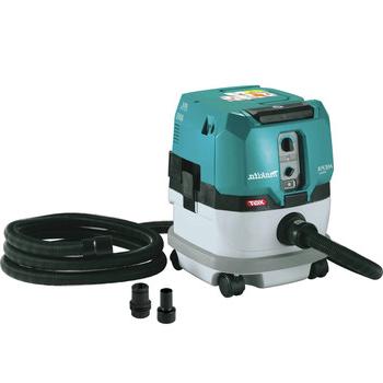 干湿真空吸尘器| Makita GCV02ZX 40V max XGT无刷锂离子2.1加仑无绳AWS功能HEPA过滤器干式除尘器(仅限工具)